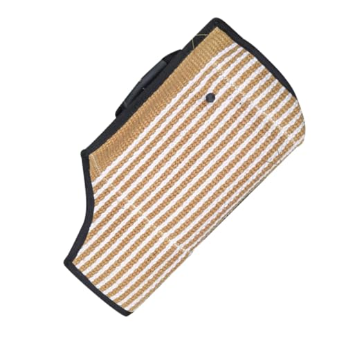 TOYANDONA Professioneller Hundebiss trainingsarm Schutz aus Robustem Jute mit Verstellbaren Gurten Bissfestes Leichtes Trainingszubehör für Große Hunde Wie Deutscher Schäferhund und Mastiff TOYANDONA Professioneller Hundebiss trainingsarm Schutz aus Robustem Jute mit Verstellbaren Gurten Bissfestes Leichtes Trainingszubehör für Große Hunde Wie Deutscher Schäferhund und Mastiff von TOYANDONA