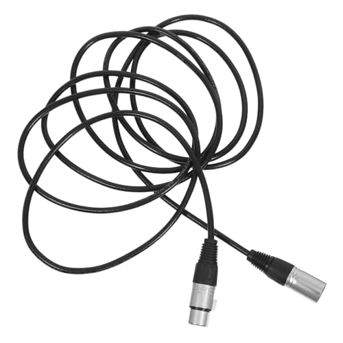 TOYANDONA Professionelles Xlr Mikrofonkabel Balanced Audioverlängerungskabel Männlich zu Weiblich Robustes Mic Speaker Kabel für Studio Podcast Mixer Bühnenbeleuchtung Schwarz von TOYANDONA