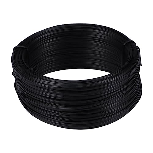 TOYANDONA Pvc beschichteter Bindedraht Schwarz Flexibler Garten draht mit Schutzmantel Widerstandsfähig und Biegsam zum Pflanzenbinden Basteln und Kabelfixierung im Außenbereich TOYANDONA Pvc beschichteter Bindedraht Schwarz Flexibler Garten draht mit Schutzmantel Widerstandsfähig und Biegsam zum Pflanzenbinden Basteln und Kabelfixierung im Außenbereich von TOYANDONA