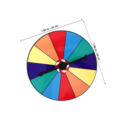 TOYANDONA Raffiniertes Raffle Turntable aus Langlebigem Rotierendes Tisch preisrad mit Segmenten Vielseitiges Partyspiel für Gewinnspiele und Familienaktivitäten TOYANDONA Raffiniertes Raffle Turntable aus Langlebigem Rotierendes Tisch preisrad mit Segmenten Vielseitiges Partyspiel für Gewinnspiele und Familienaktivitäten von TOYANDONA