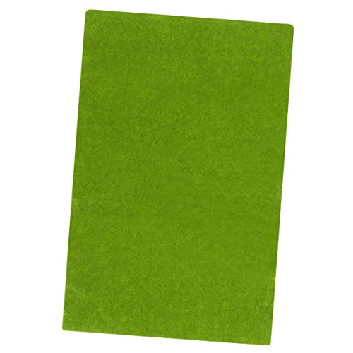 TOYANDONA Rasenpapiermodell Material Gras künstlich Grasmatte für Modelleisenbahnen Modellgras Gebäude Modellrasenmatten Modell Einer gefälschten Grasmatte Modell Rasen Green von TOYANDONA