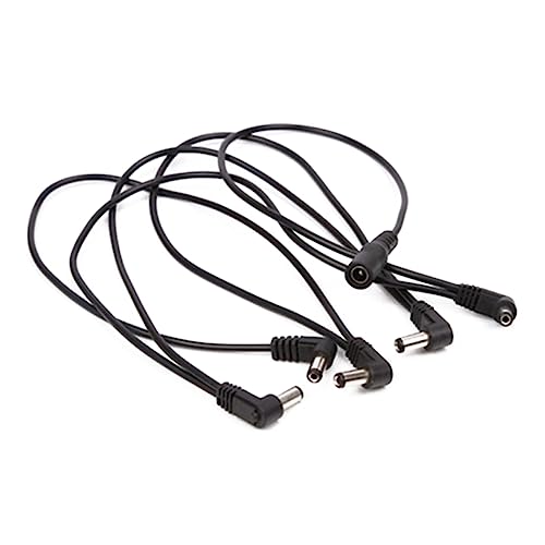 TOYANDONA Rechten Pedal Stromkabel Daisy Chain für Gitarren und Bass Effektpedale Langlebig und Geräuschisolierend Verbindet Pedale von Stromquelle von TOYANDONA