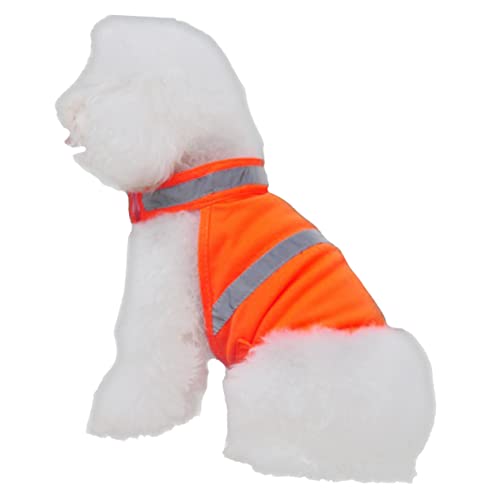 TOYANDONA Reflektierende Verstellbare Sicherheitsweste für Hunde Atmungsaktives Sommer Sicherheitskleid Neon Orange Hohe Sichtbarkeit für Joggen und Wandern TOYANDONA Reflektierende Verstellbare Sicherheitsweste für Hunde Atmungsaktives Sommer Sicherheitskleid Neon Orange Hohe Sichtbarkeit für Joggen und Wandern von TOYANDONA