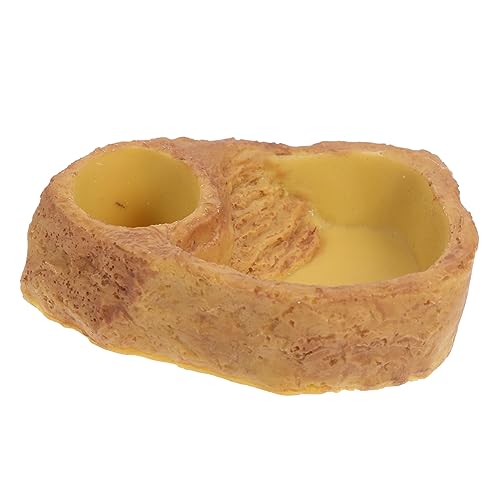 TOYANDONA Reptilien Futter und Wasserschale aus Langlebigem Material Hitzebeständig Vielseitig für Terrarium Geeignet für Schildkröten Eidechsen und Frösche Felsenoptik Praktischer Futter TOYANDONA Reptilien Futter und Wasserschale aus Langlebigem Material Hitzebeständig Vielseitig für Terrarium Geeignet für Schildkröten Eidechsen und Frösche Felsenoptik Praktischer Futter von TOYANDONA