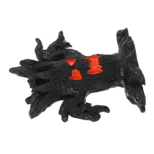 TOYANDONA Resin Aquarium Deko Kleiner Baum Geist Figur Mikrolandschaft Baumwurzel Ornament für Fischbecken Halloween Horror Pflanzen Topf Bonsai Arrangement Dekoration von TOYANDONA