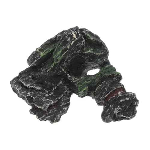 TOYANDONA Resin Aquarium Rockery Dekor Naturnahe Fischtank Felsenhöhle Vielseitig für Aquarien und Wasserlandschaften Verbessert Fischlebensraum und Versteckmöglichkeiten von TOYANDONA
