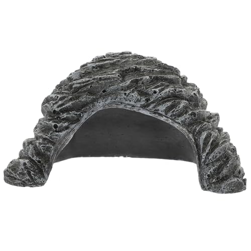 TOYANDONA Resin Reptilienversteck mit Natürlichem Design Robustes Versteck für Schildkröten und Reptilien Kühler Rückzugsort im Terrarium Langlebiges Hideaway für Kriechtiere Dekorative von TOYANDONA