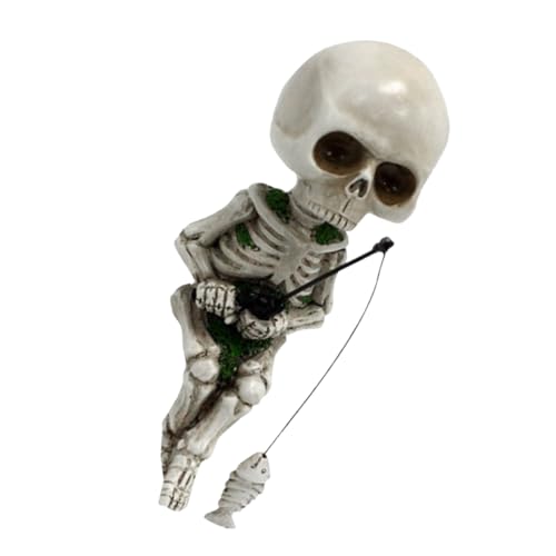 TOYANDONA Resin Skull Ornament für Garten und Teich wasserdichte Outdoor Dekoration Leichte Skulptur für Haus und Landschaft Stilvolle Schädel Figur als Gartendeko TOYANDONA Resin Skull Ornament für Garten und Teich wasserdichte Outdoor Dekoration Leichte Skulptur für Haus und Landschaft Stilvolle Schädel Figur als Gartendeko von TOYANDONA
