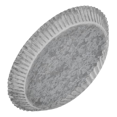 TOYANDONA Retro Blumentopf Untersetzer aus Metall Vielseitiges Pflanztablett für Blumentöpfe Robustes Gartenzubehör Mittlere Dekoratives Pflanzgefäß Tablett für Zimmer und Gartenpflanzen TOYANDONA Retro Blumentopf Untersetzer aus Metall Vielseitiges Pflanztablett für Blumentöpfe Robustes Gartenzubehör Mittlere Dekoratives Pflanzgefäß Tablett für Zimmer und Gartenpflanzen von TOYANDONA