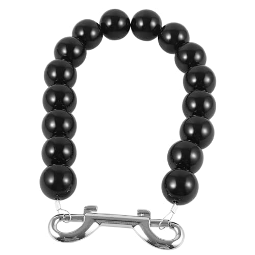 TOYANDONA Robuster Fahnenmast Zubehör Beaded Retainer Ring zur Befestigung von Fahnen mit Schwarzen Perlen Wetterfest Langlebig und Einfach zu Montieren für Stabilen Halt bei Wind von TOYANDONA