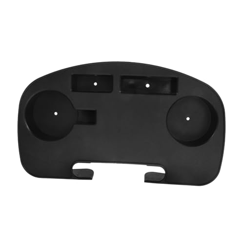 TOYANDONA Robuster Faltbarer Getränkehalter für Liegestuhl mit Rutschfester Ablage Geeignet für Freizeitstühle Camping Strand und Garten Organizer Tablett für Tasse und Handy von TOYANDONA