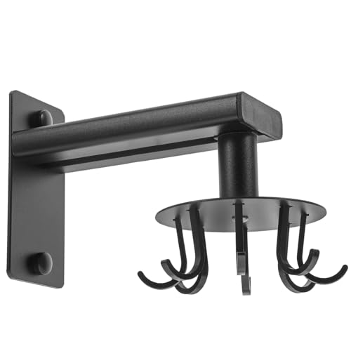 TOYANDONA Rotierender Aluminium Wandhaken Selbstklebend Vielseitig Einsetzbar für Küche Bad Schlafzimmer Platzsparende Aufbewahrung und Einfache Montage ohne Bohren von TOYANDONA