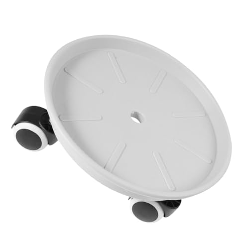 TOYANDONA Runde Blumenkindbasis Pflanzentöpfe groß Tabletts Anlage wachsen drinnen unter Pflanzenschale Blumentopf mit Rädern Outdoor-Pflanzentopf-Tablett Pflanzschale pp von TOYANDONA