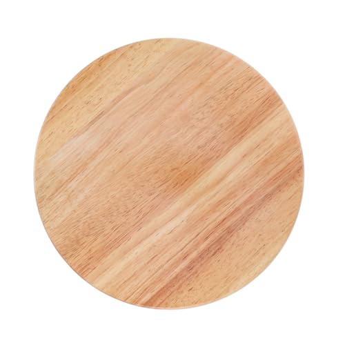TOYANDONA Runde Holzhocker Sitzplatte Stabile Ersatz Sitzfläche aus Naturholz für Barhocker Küchenstuhl Restaurant Robust Langlebig Einfache von TOYANDONA