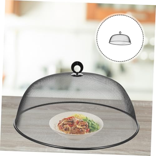 TOYANDONA Runde Metall abdeckhaube aus Hochwertigem Eisen mit Dichtem Mesh Insektenschutz für Lebensmittel für Küche Restaurant und Outdoor Inkl Praktischem Aufhängegriff Schwarz Ø TOYANDONA Runde Metall abdeckhaube aus Hochwertigem Eisen mit Dichtem Mesh Insektenschutz für Lebensmittel für Küche Restaurant und Outdoor Inkl Praktischem Aufhängegriff Schwarz Ø von TOYANDONA