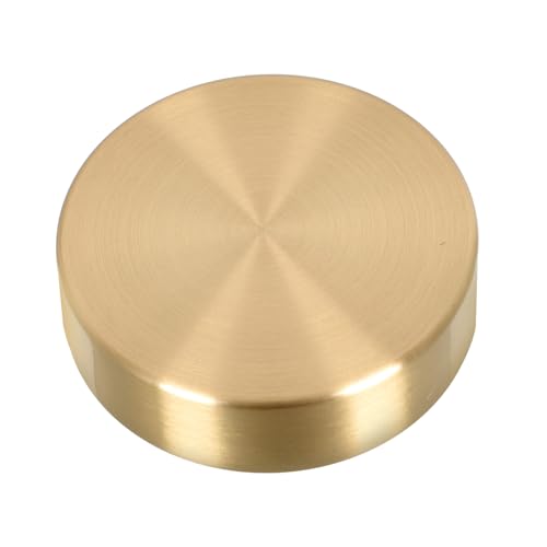 TOYANDONA Runder Briefbeschwerer aus Massivem Messing Kreatives Kalligrafie papiergewicht für Schreibtisch Zuhause Langlebig Einfach zu Reinigen für Malerei und Schreibarbeiten von TOYANDONA