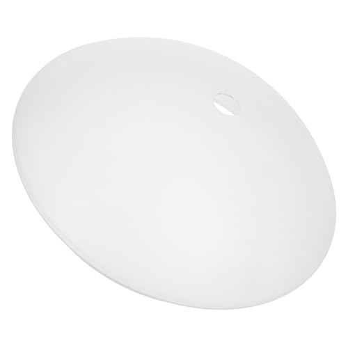 TOYANDONA Runder Deckenlampenschirm Ersatz Kunststoff Lampenschirm mit Loch Langlebig Einfach zu Montieren Geeignet für Wohnzimmer Schlafzimmer Esszimmer Beleuchtung von TOYANDONA