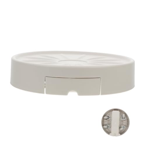 TOYANDONA Rollbarer Pflanzkübelsockel mit Wasserschale Rundes Tablett mit Rollen Abnehmbarer Wasserspeicher für Gesunde Pflanzen Belüftetes Design Robust und Langlebig von TOYANDONA