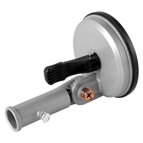 TOYANDONA Saugnapf Fahnenhalterung Auto Fahnenmast Halterung Verstellbar Aluminium Basis für Fahrzeug Motorrad Utv ATV Flaggenbefestigung ohne Bohren von TOYANDONA