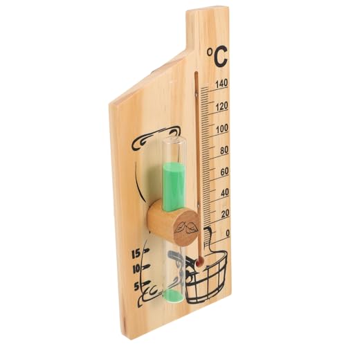 TOYANDONA Sauna Timer Wiederverwendbare Sanduhr als Dekorativer Zeitmesser für Sauna und Wellnessbereich Robustes Design Minuten Laufzeit von TOYANDONA