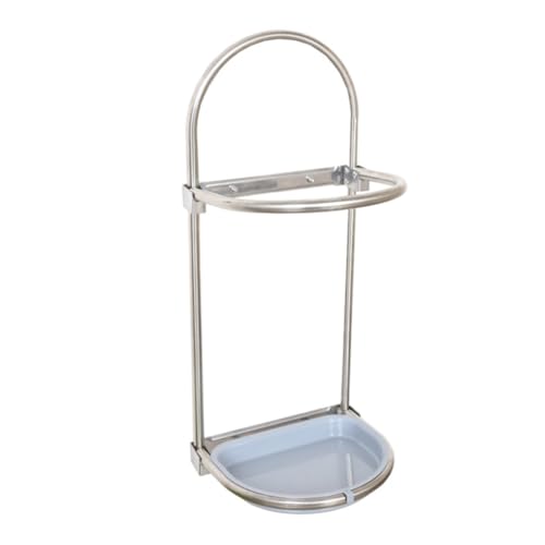 TOYANDONA Schirmständer Mit Saugnapf Regenschirm Silberner Schirmständer Kompakt Schirmhalter Stand Büro Falten Wand Montiert Schatten Zusammenklappbarer Schirmständer Plastik Blue von TOYANDONA