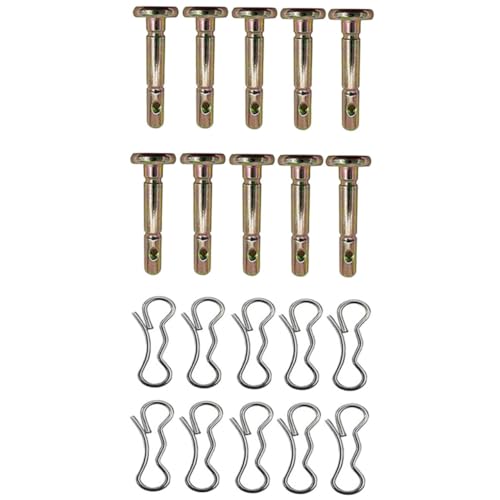 TOYANDONA Schneefräsen Ersatzteile Edelstahl Scherstifte und Splinte für Schneekehrmaschinen Robust Verschleißfest Kompatibel für Schneefräse Zubehör von TOYANDONA