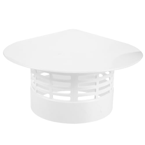 TOYANDONA Schornsteinabdeckung PVC Regenfeste Ventilationshaube für Außenbereiche Leichte Langlebige und Einfach zu Installierende Dachkappe Schutz vor Regen für Schornsteine und TOYANDONA Schornsteinabdeckung PVC Regenfeste Ventilationshaube für Außenbereiche Leichte Langlebige und Einfach zu Installierende Dachkappe Schutz vor Regen für Schornsteine und von TOYANDONA