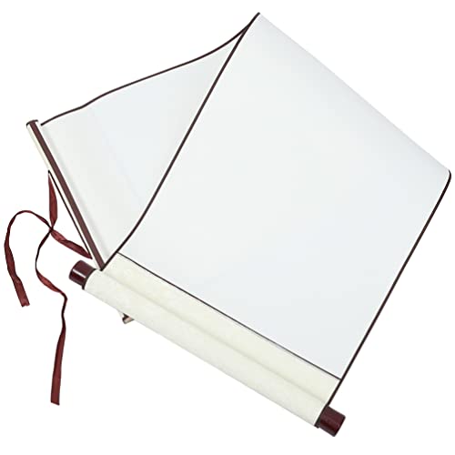 TOYANDONA Schriftrolle Leer Papyrusrolle Zum Beschriften Schriftrollen Papier Chinesische Kalligraphie Schriftrollen Papyrus Rolle Wand Hängend Chinesische Xuan Papierrollen Malerei 40x90cm Weiß von TOYANDONA