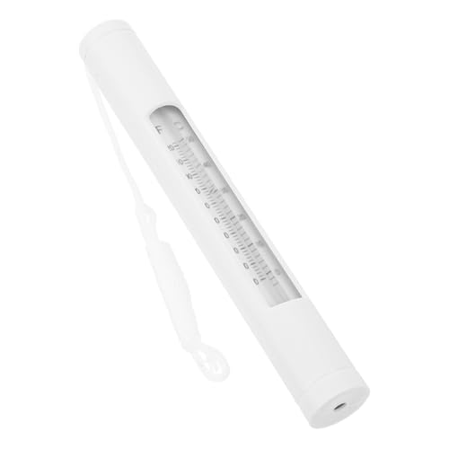 TOYANDONA Schwimmbadthermometer Wasserdichtes Thermometer Schwimmbad Werkzeug Aquariumthermometer Spa -Thermometer Poolthermometer sinkt Wasserthermometer für See Badethermometer PVC Weiß von TOYANDONA