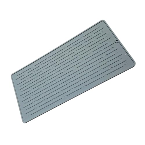 TOYANDONA Silikon Abtropfmatte Küchenspüle Drain Pad Rutschfest Hitzebeständig Groß Lebensmittelecht Schnelltrocknend für Geschirr und Küchenutensilien TOYANDONA Silikon Abtropfmatte Küchenspüle Drain Pad Rutschfest Hitzebeständig Groß Lebensmittelecht Schnelltrocknend für Geschirr und Küchenutensilien von TOYANDONA