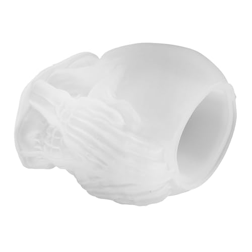 TOYANDONA Silikonform Kerzenhalter für Diy Skull Design Halloween Deko Langlebig und Sicher für Kreative Bastelprojekte Verleihen Sie Ihrer Einrichtung eine Unheimliche Note TOYANDONA Silikonform Kerzenhalter für Diy Skull Design Halloween Deko Langlebig und Sicher für Kreative Bastelprojekte Verleihen Sie Ihrer Einrichtung eine Unheimliche Note von TOYANDONA