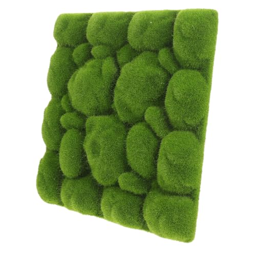 TOYANDONA Simuliertes Mooswandpaneel Leichtes Schaumstoffbrett mit Natürlichem Moos Look Wetterfest und Farbbeständig für DIY Garten und Innenraumdekoration von TOYANDONA