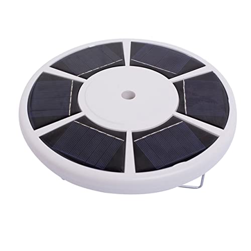 TOYANDONA Solar-Fahnenmast-Licht Solarleuchten im Freien für Sonnenlichter im Freien Fahnenstange außen Farbe Fahnenmastleuchte solarbetrieben Solar-Fahnenmastlampe Fahnenmast im Freien Weiß von TOYANDONA