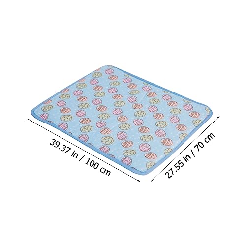 TOYANDONA Sommerliche Kühlmatte für Haustiere Tragbare Leichte Hundematte aus Atmungsaktivem Material Angenehme Liegefläche für Hunde und Katzen für Camping und Reisen Schonend und von TOYANDONA