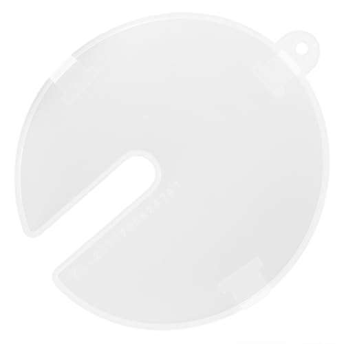 TOYANDONA Spritzschutz für Rührschüssel Wiederverwendbarer Anti spritz deckel Einsetzbar Lebensmittelecht Hitzebeständig Passend für Mixschüsseln Spülmaschinenfest Küchenzubehör für Ei von TOYANDONA