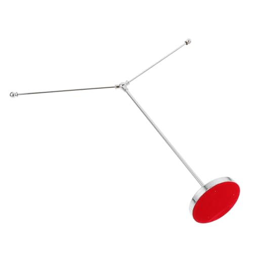 TOYANDONA Stabiler Metall Tischfahnenhalter mit Förmigem Doppelboden Robuster Fahnenmast für Büro Konferenzraum und Heimdekoration Platzsparend Geeignet für Kleine Desktop Flaggen von TOYANDONA