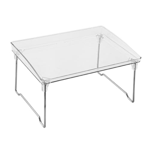 TOYANDONA Stapelbares Metall Organizer Regal mit Hoher Tragfähigkeit Vielseitig Einsetzbar als Schrank Badezimmer aufbewahrung Platzsparend für Wohnzimmer Küche Büro und Mehr von TOYANDONA