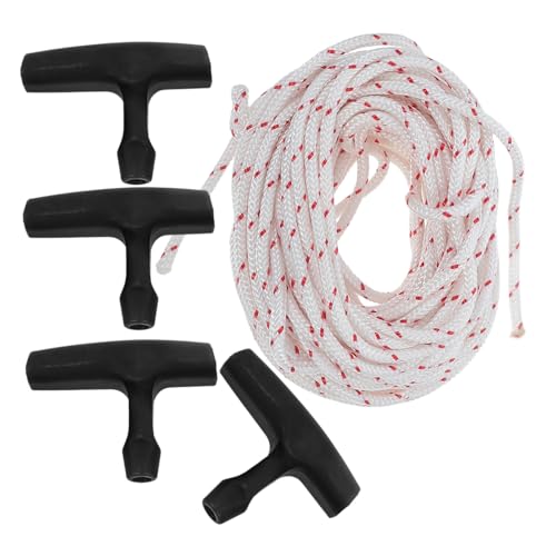 TOYANDONA Starterseil mit Rasenmäherseil und Ergonomischem Griff Verschleißfestes Ersatzset für Rasentrimmer Kettensäge Komfortabler Sicherer Griff Schnelle Anpassung Anpassbar TOYANDONA Starterseil mit Rasenmäherseil und Ergonomischem Griff Verschleißfestes Ersatzset für Rasentrimmer Kettensäge Komfortabler Sicherer Griff Schnelle Anpassung Anpassbar von TOYANDONA