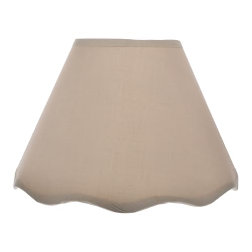 TOYANDONA Stoff Lampenschirm Wellenrand für Tischlampe Leichter Dekorativer Ersatzschirm aus Robustem Metall und Stoff Installieren Passend für Vielfältige Einrichtungsstile TOYANDONA Stoff Lampenschirm Wellenrand für Tischlampe Leichter Dekorativer Ersatzschirm aus Robustem Metall und Stoff Installieren Passend für Vielfältige Einrichtungsstile von TOYANDONA