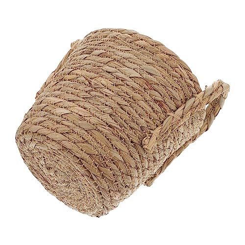 TOYANDONA Strapazierfähiger Seegras Blumentopf Geflochtener Pflanzkübel und Aufbewahrungskorb Handgefertigter Vintage Übertopf für Indoor Pflanzen und Tischdekoration TOYANDONA Strapazierfähiger Seegras Blumentopf Geflochtener Pflanzkübel und Aufbewahrungskorb Handgefertigter Vintage Übertopf für Indoor Pflanzen und Tischdekoration von TOYANDONA