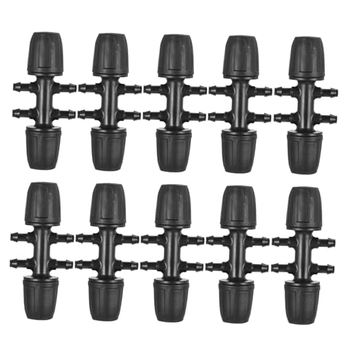 TOYANDONA Teiliges Fitting Schlauchverbinder aus Pom Wege Verteiler Anschlussstück mit Dichtungsverschluss Wasserfester Gartenschlauch Adapter für Wasserhahnanschluss und Bewässerung von TOYANDONA