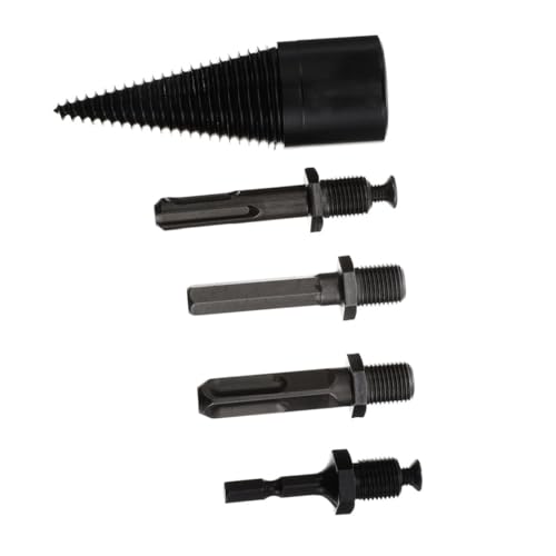 TOYANDONA Teiliges Set Holzspalter Bohrer mit Kegelbohrer Hochleistungs Bohrspitzen für Effizientes Spalten von Geeignet für Elektrische Bohrmaschinen und Holzspalter TOYANDONA Teiliges Set Holzspalter Bohrer mit Kegelbohrer Hochleistungs Bohrspitzen für Effizientes Spalten von Geeignet für Elektrische Bohrmaschinen und Holzspalter von TOYANDONA