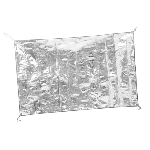 TOYANDONA Thermisch Isolierte Picknickmatte Im Freien Im Freien Isolierte Bodenmatte Picknickmatten Wasserdicht wasserdichte Isomatte Dicke Campingmatte Silber Aluminiumfolie von TOYANDONA