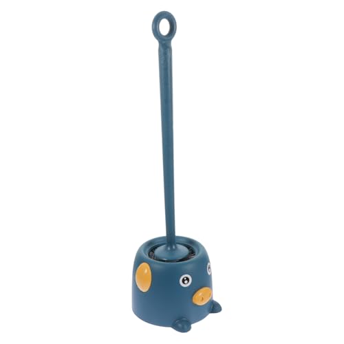 TOYANDONA Toilettenbürste mit Halter Blau Cartoonform Weicher Borsten Langstielige Wc bürste Badezimmer Reinigungsbürste für Zuhause Hotel Büro TOYANDONA Toilettenbürste mit Halter Blau Cartoonform Weicher Borsten Langstielige Wc bürste Badezimmer Reinigungsbürste für Zuhause Hotel Büro von TOYANDONA