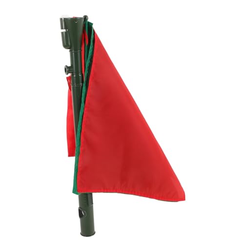 TOYANDONA Tragbare Signalflagge für Schiedsrichter Hochsichtbare Handflagge für Sport und Veranstaltungen für Rennaktivitäten und Feiern mit Rutschfestem Griff und Robustem Design von TOYANDONA