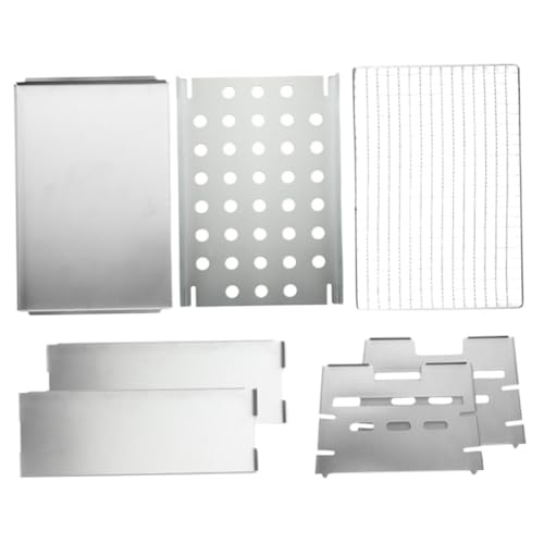 TOYANDONA Tragbarer Barbecue Grill aus Robustem Kompakter Platzsparender Tischgrill für Outdoor Camping Einfacher Aufbau Langlebig für Unterwegs TOYANDONA Tragbarer Barbecue Grill aus Robustem Kompakter Platzsparender Tischgrill für Outdoor Camping Einfacher Aufbau Langlebig für Unterwegs von TOYANDONA