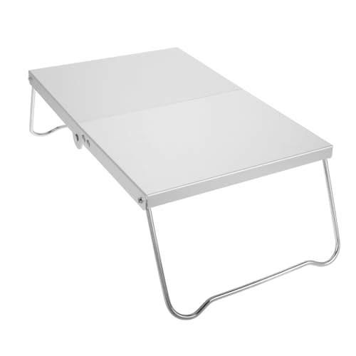 TOYANDONA Faltbarer Campingtisch Aus Aluminiumlegierung Kleiner Outdoor-beistelltisch Zum Zusammenklappen Tragbarer Tisch Für Camping Ausflüge Und Reisen von TOYANDONA