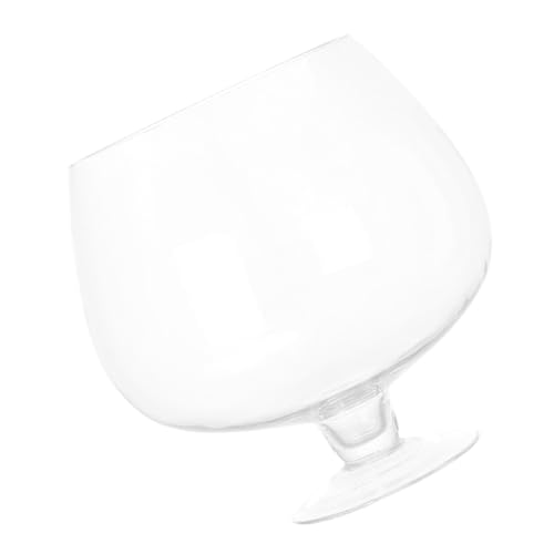 TOYANDONA Transparenter Glas fischbehälter Goblet Form Vielseitiges für Goldfische und Wasserpflanzen als Dekorativer Schreibtisch Accessoire und Hydroponik vase TOYANDONA Transparenter Glas fischbehälter Goblet Form Vielseitiges für Goldfische und Wasserpflanzen als Dekorativer Schreibtisch Accessoire und Hydroponik vase von TOYANDONA