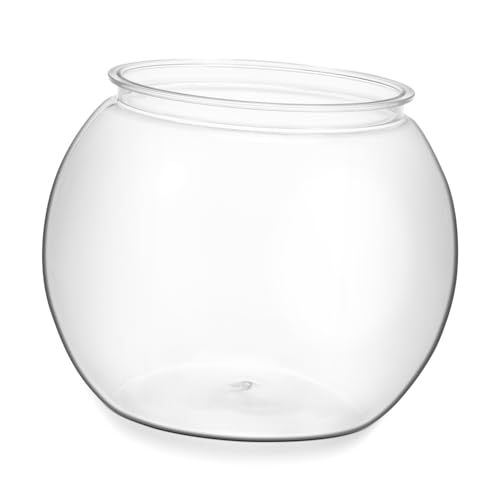 TOYANDONA Transparenter Runder Pet Fischtank Klein Bruchsicher für Schreibtisch Dekoration Multifunktional als Pflanzenbehälter Langlebig und Klar für Aquarienliebhaber TOYANDONA Transparenter Runder Pet Fischtank Klein Bruchsicher für Schreibtisch Dekoration Multifunktional als Pflanzenbehälter Langlebig und Klar für Aquarienliebhaber von TOYANDONA