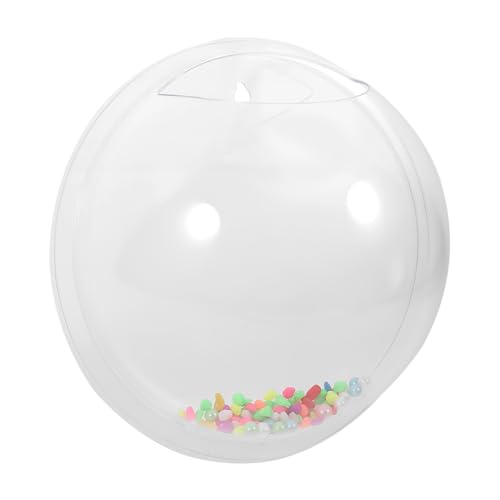 TOYANDONA Transparenter Wandmontierter Fischglas Ø Platzsparender Hängender Aquarium Deko Behälter Für Fische Pflanzen Wohnzimmer Wanddeko von TOYANDONA